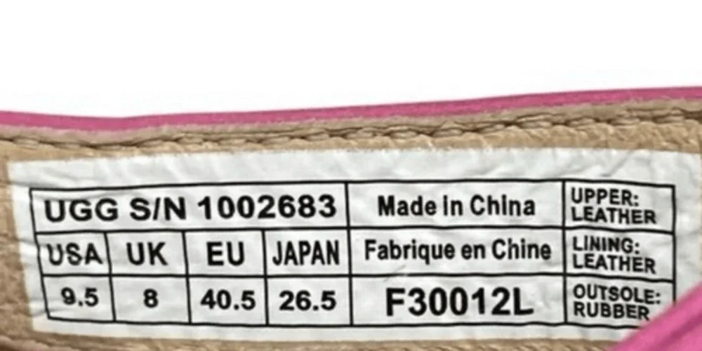 New UGG  Australia Gaiana wedge pink women's shoes sz US 9.5 EUR 40.5